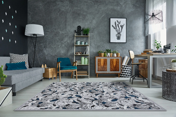 GABRIELLE 594E/Q13 - Rectangular rug in viscose and polypropylene by SITAP Carpet Couture Italia - view 3